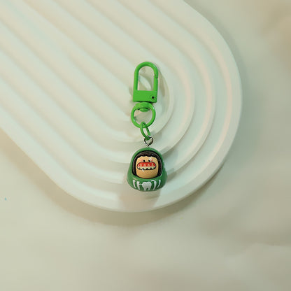 Cartoon Dolls Resin Keychains