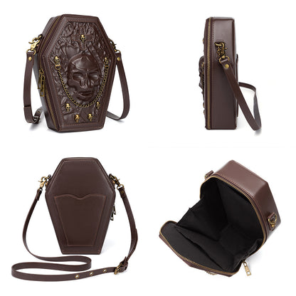Dark Style Coffin Shoulder Bag