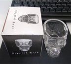 Hand-Blown Skull Glass