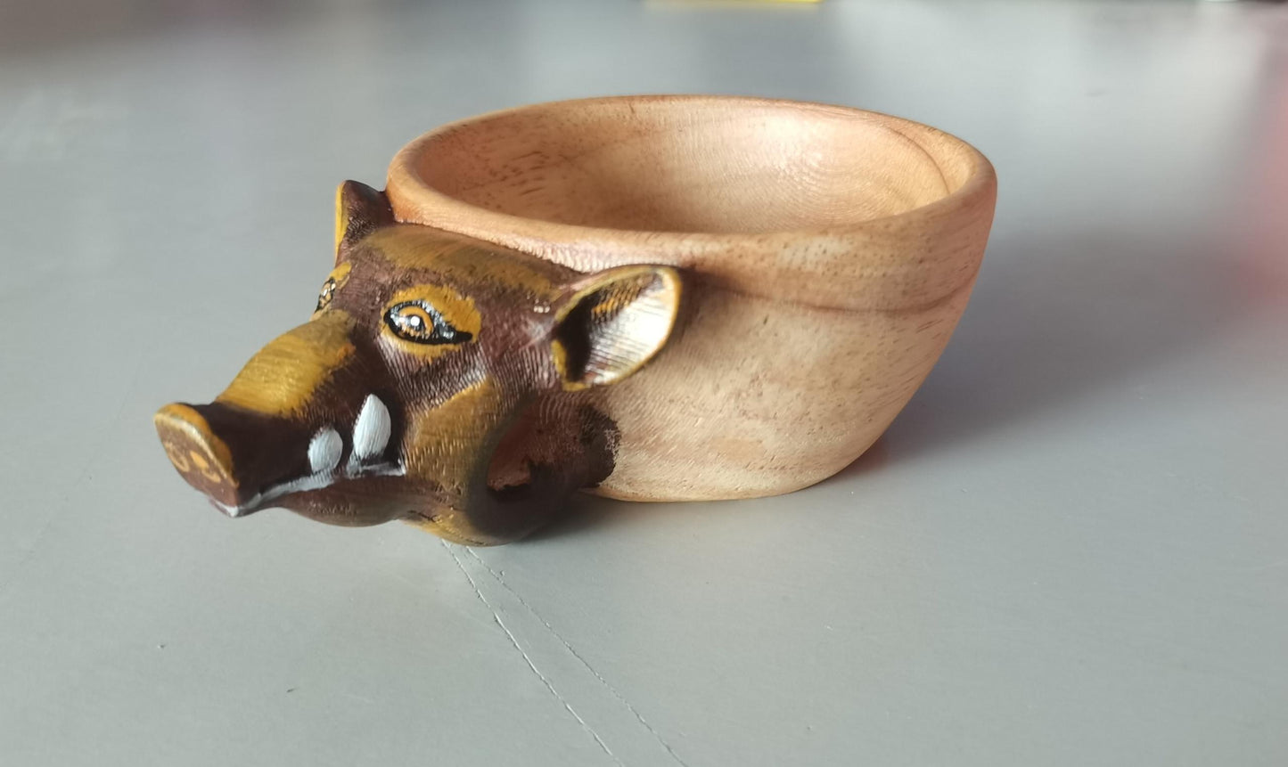 Handmade Scandinavian Kuksa Wooden Mug