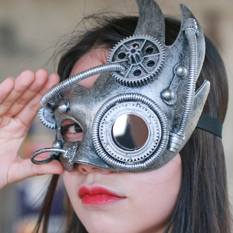 Steampunk Retro Half-Face Mask