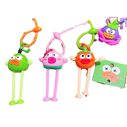 Cute Fruits and Plants Dolls Keychains