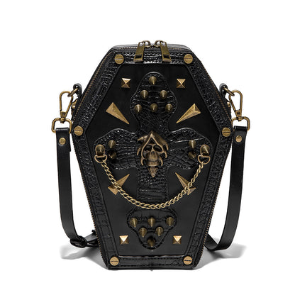 Dark Style Coffin Shoulder Bag