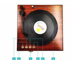 Classic Vinyl-Inspired Bluetooth Speaker With Radio