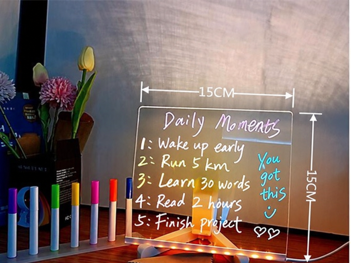 Luminous Acrylic Writing Board