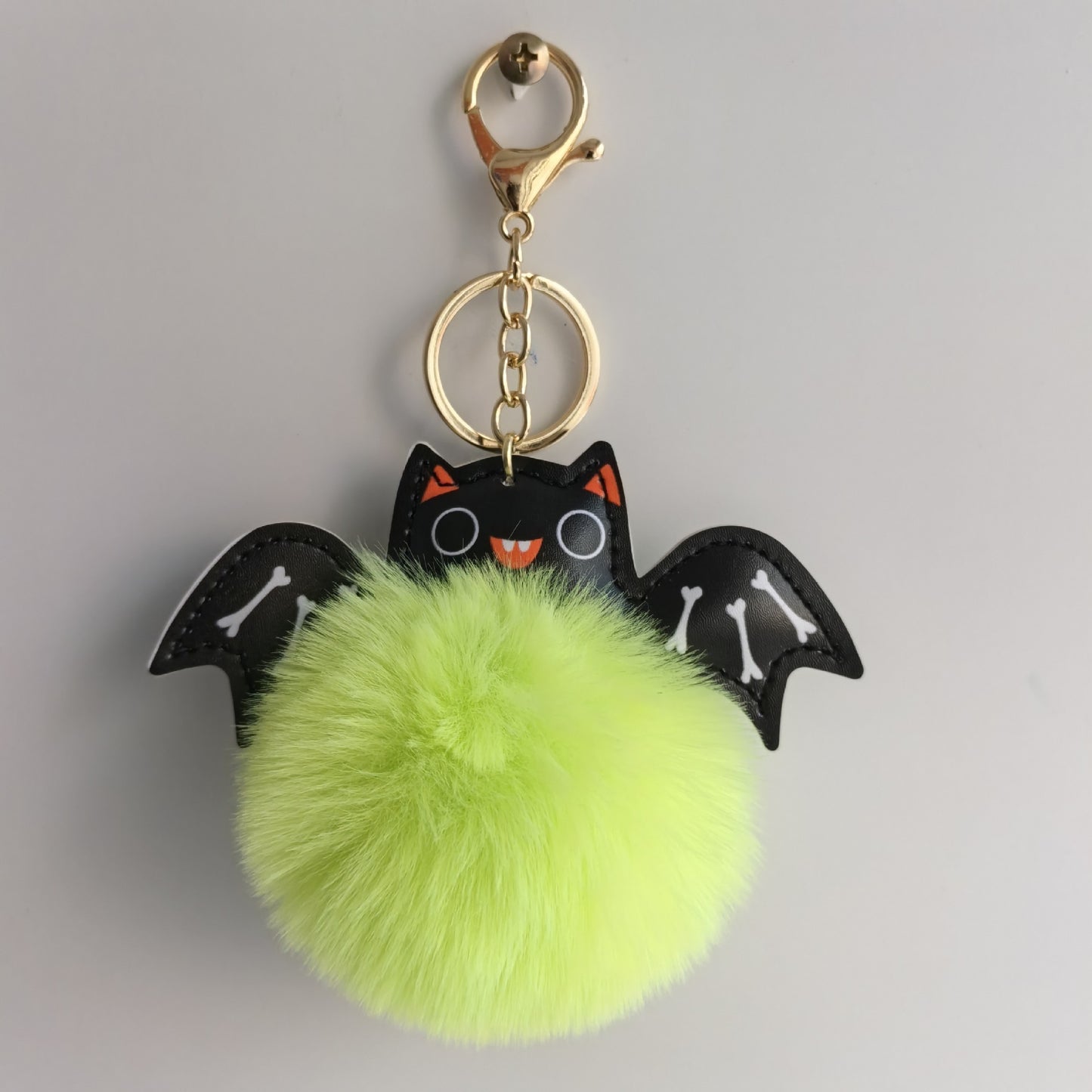 Cute Fluffy Bat Keychain