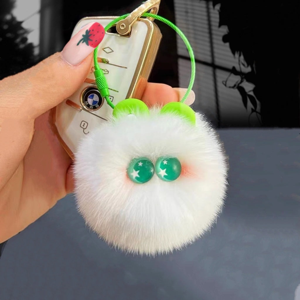 Hair Bulb Keychain