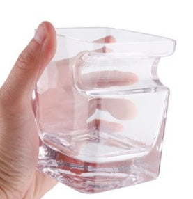Cigar‑Slot Whisky Glass