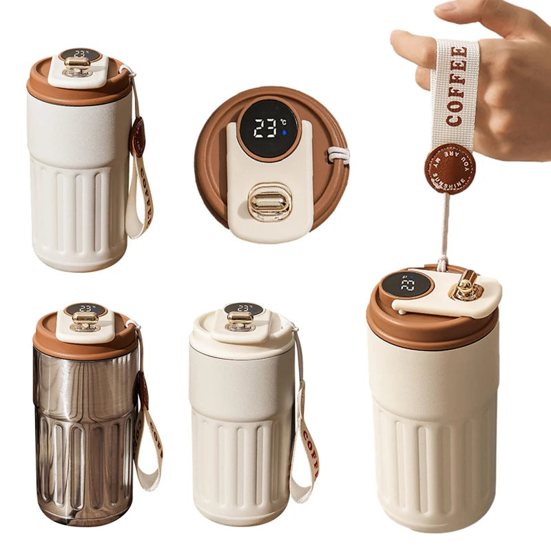 Insulated Smart Coffee Cup – 450 ml