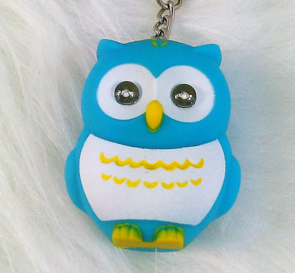 Cartoon Owl Light & Sound Keychain