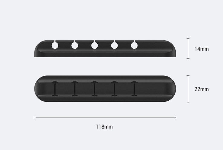 Silicone Cable Organizer 2-Pack