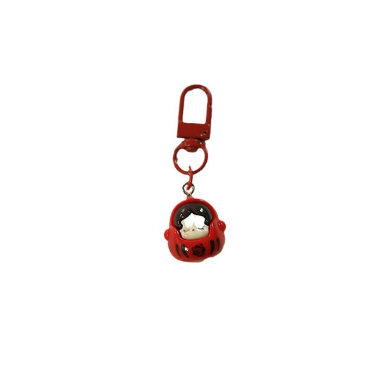 Cartoon Dolls Resin Keychains