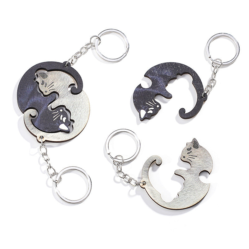 Animal Keychains Matching Couple Set