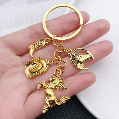 Western Spirit Cowboy Keychain