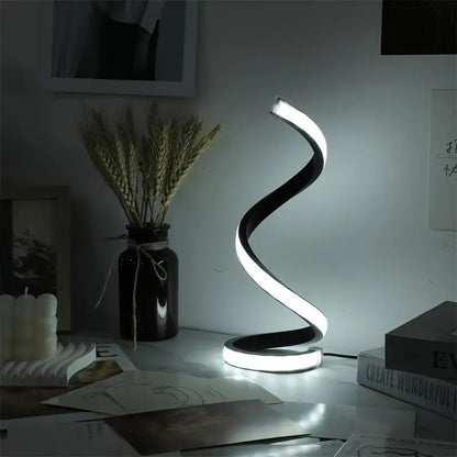 USB-Powered Minimalist Spiral Lamp