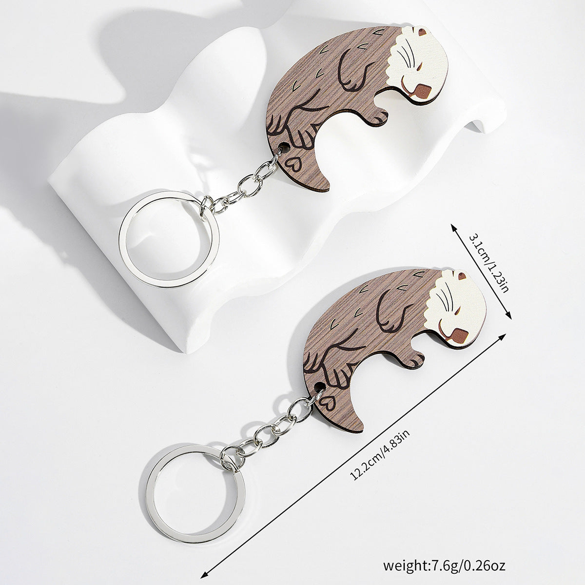 Animal Keychains Matching Couple Set
