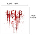Bloody “HELP” Horror Wall Sticker