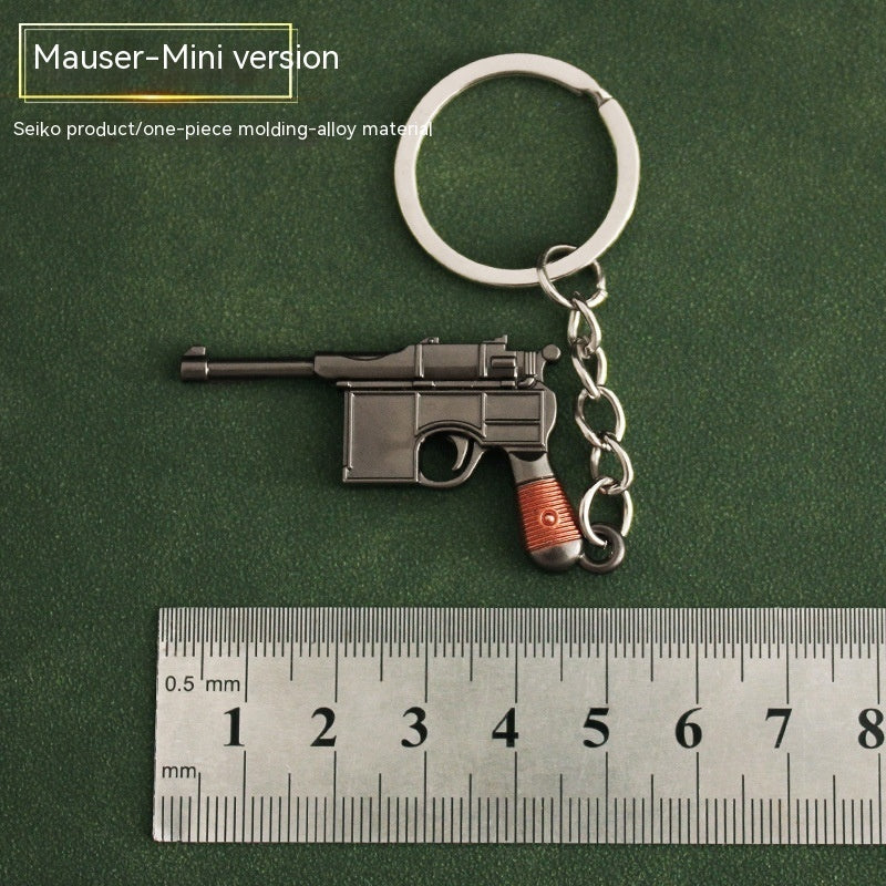 Metal Guns Keychains