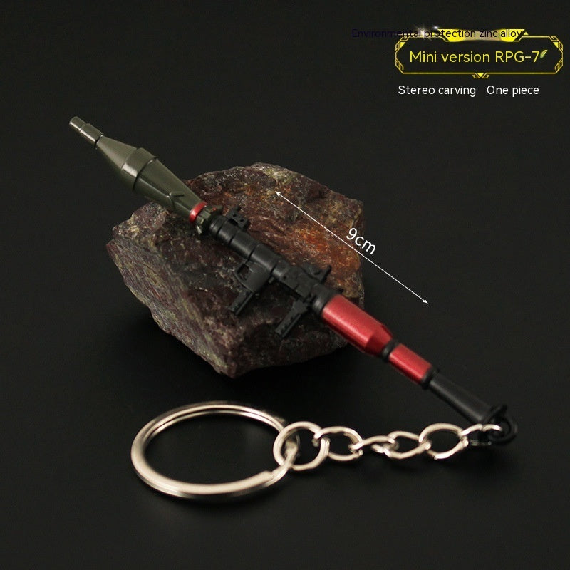 Metal Guns Keychains