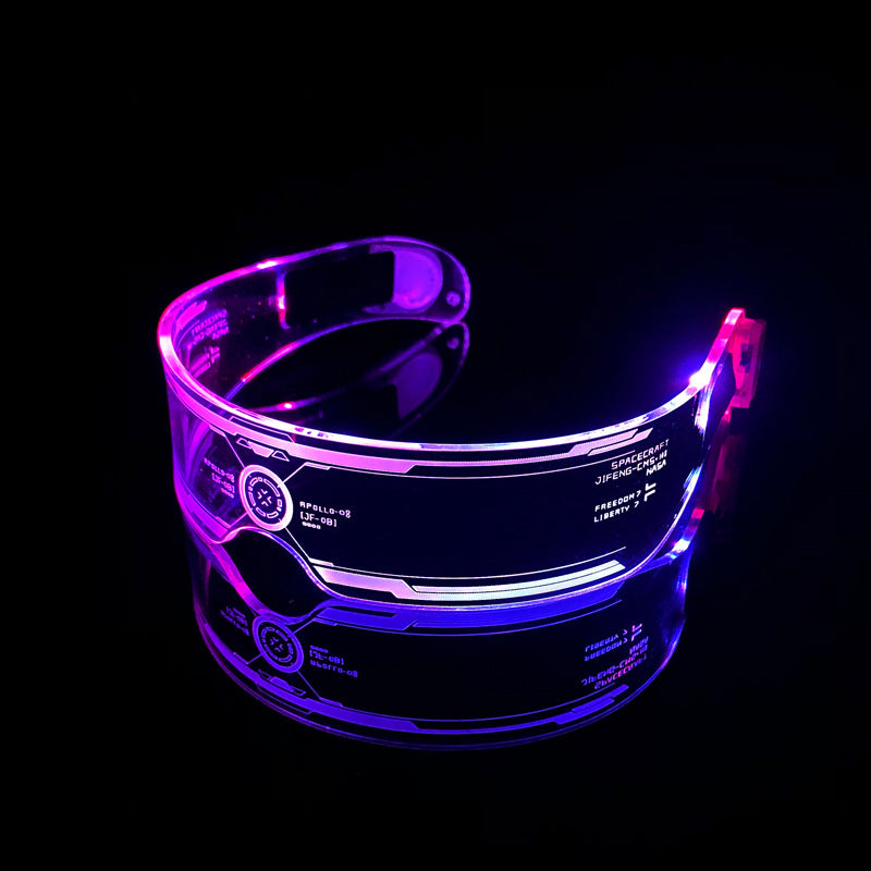 CyberGlow LED Rave Festival Acrylic Glasses