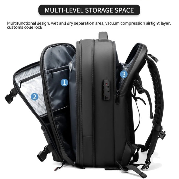 Outwalk Vacuum Compression Travel Backpack