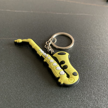 Musical Instruments Silicone Keychains