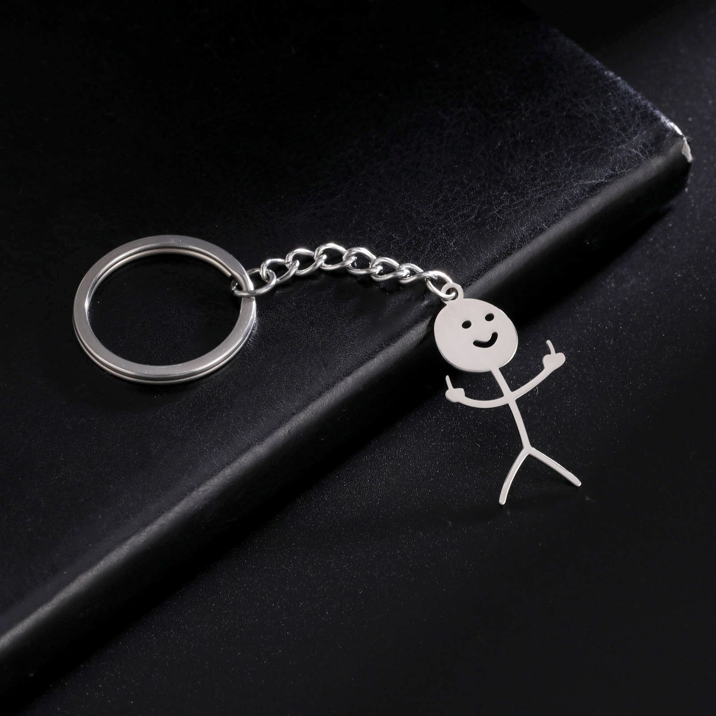 F#$! U Smiling Face Keychain