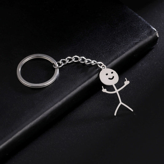 F#$! U Smiling Face Keychain
