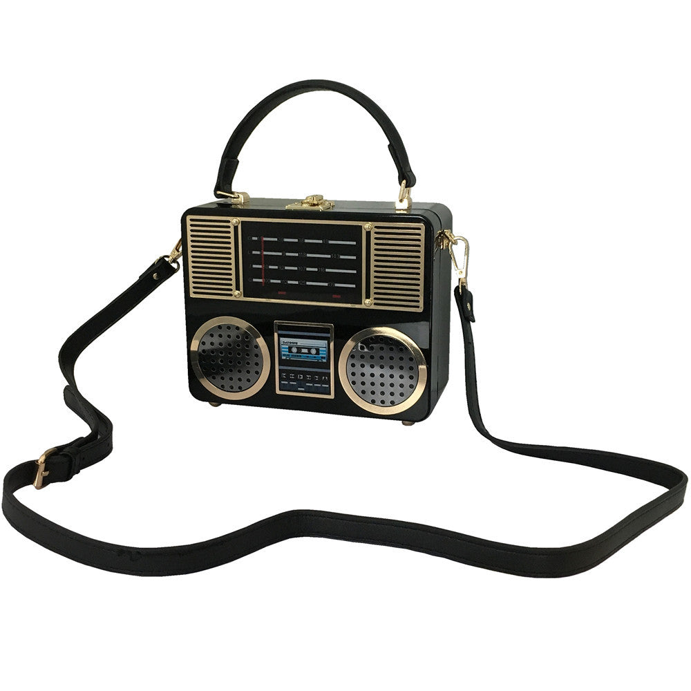 Glossy Acrylic Radio Crossbody