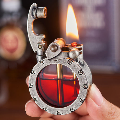 Antique Steampunk Kerosene Lighter
