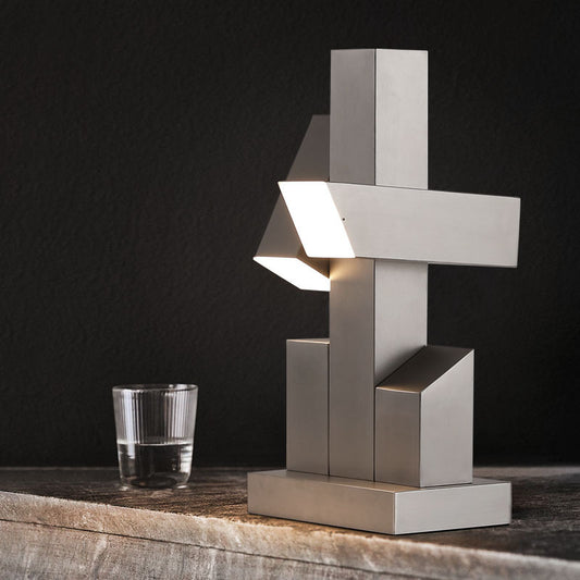Modern Sculptural Bauhaus LED Lamp