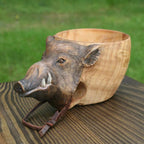 Handmade Scandinavian Kuksa Wooden Mug