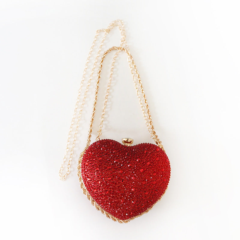Hard Shell Heart-Shaped Bag