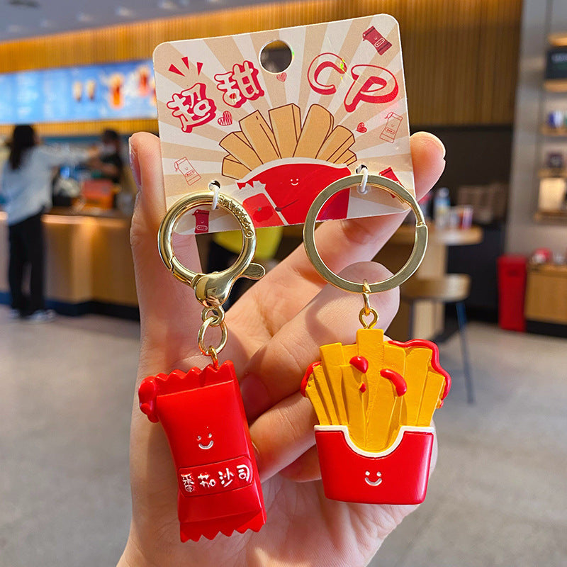 Matching Sets Pair of Cartoony Keychains
