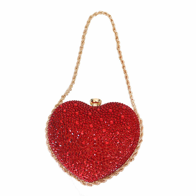 Hard Shell Heart-Shaped Bag