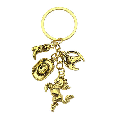 Western Spirit Cowboy Keychain