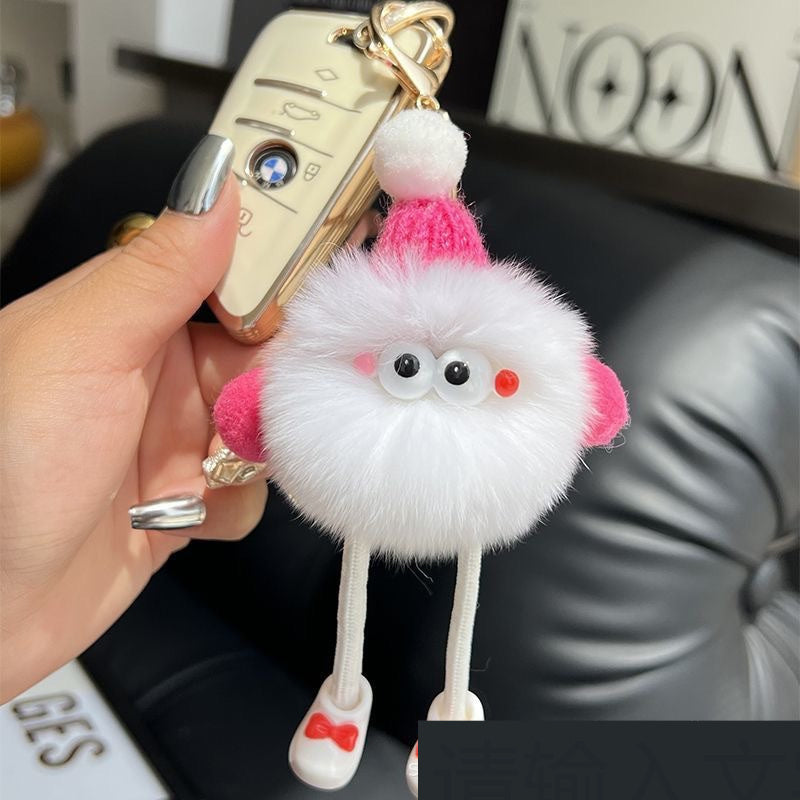 Long Feet Cute Plush Keychain