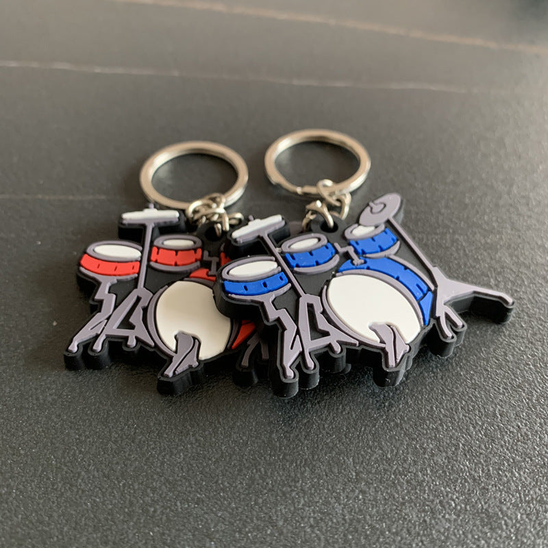 Musical Instruments Silicone Keychains