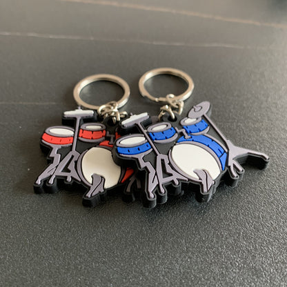 Musical Instruments Silicone Keychains