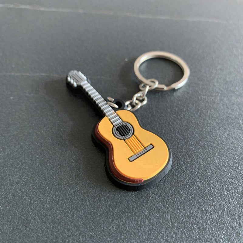 Musical Instruments Silicone Keychains