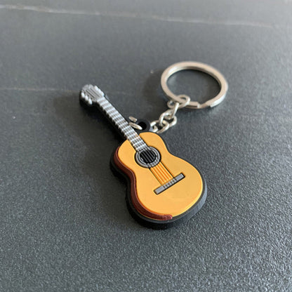 Musical Instruments Silicone Keychains