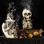 Gothic Resin Skull Aroma Burner