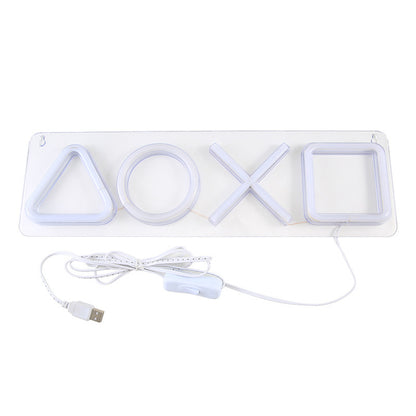 USB-Powered Gaming Neon Acrylic Wall Lamp