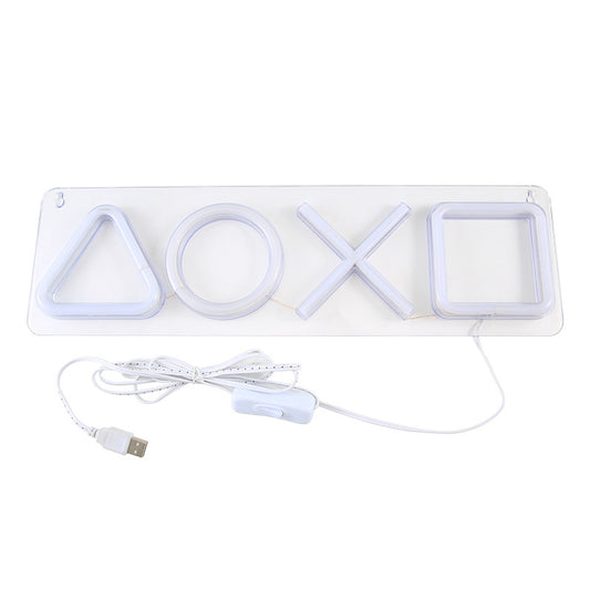 USB-Powered Gaming Neon Acrylic Wall Lamp