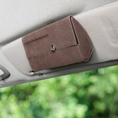 Magnetic Suede Car Storage Box
