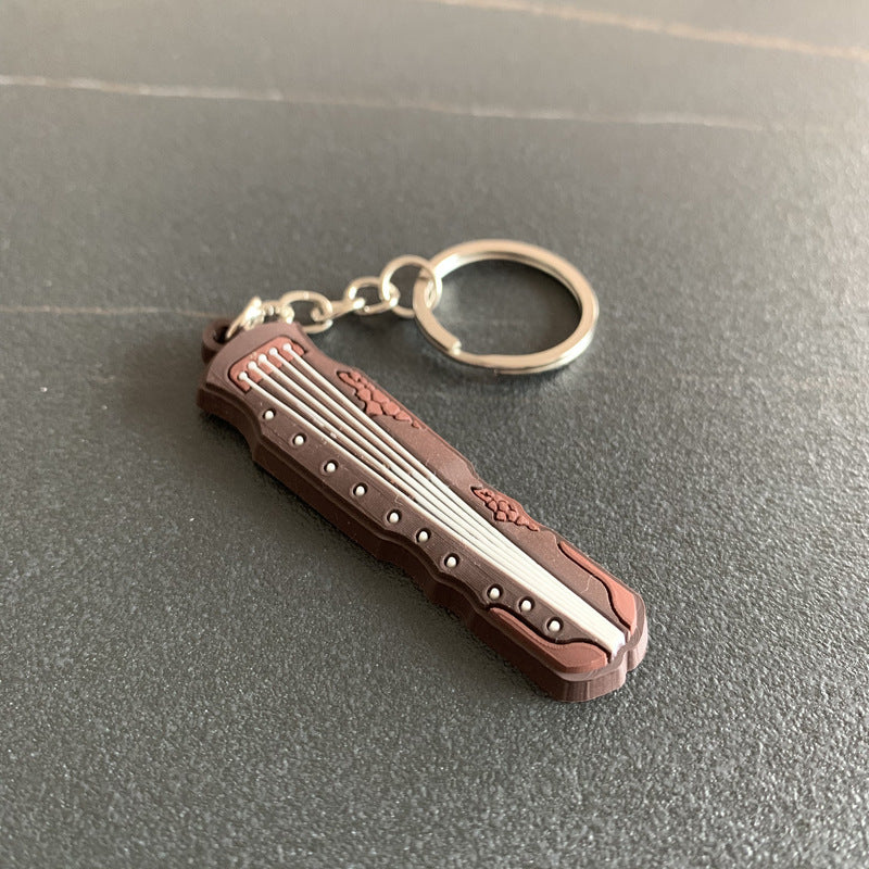 Musical Instruments Silicone Keychains