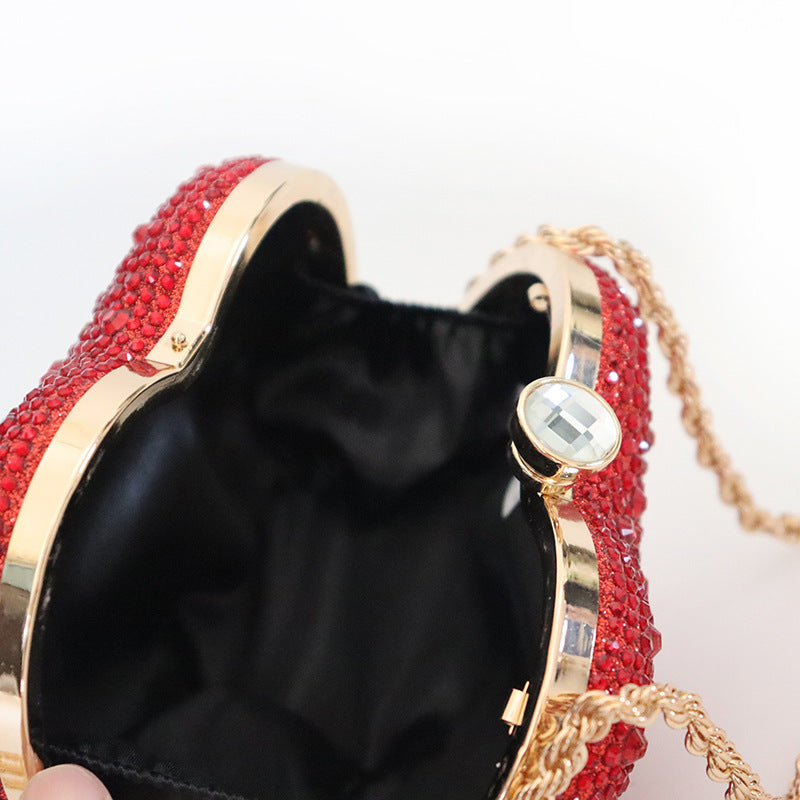 Hard Shell Heart-Shaped Bag