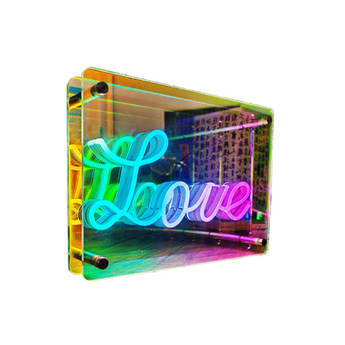 Acrylic Neon Mirror Sign