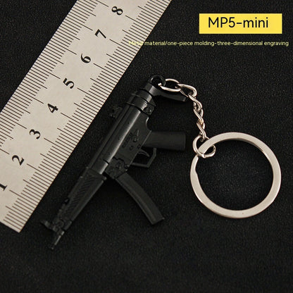 Metal Guns Keychains