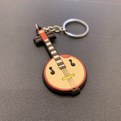 Musical Instruments Silicone Keychains